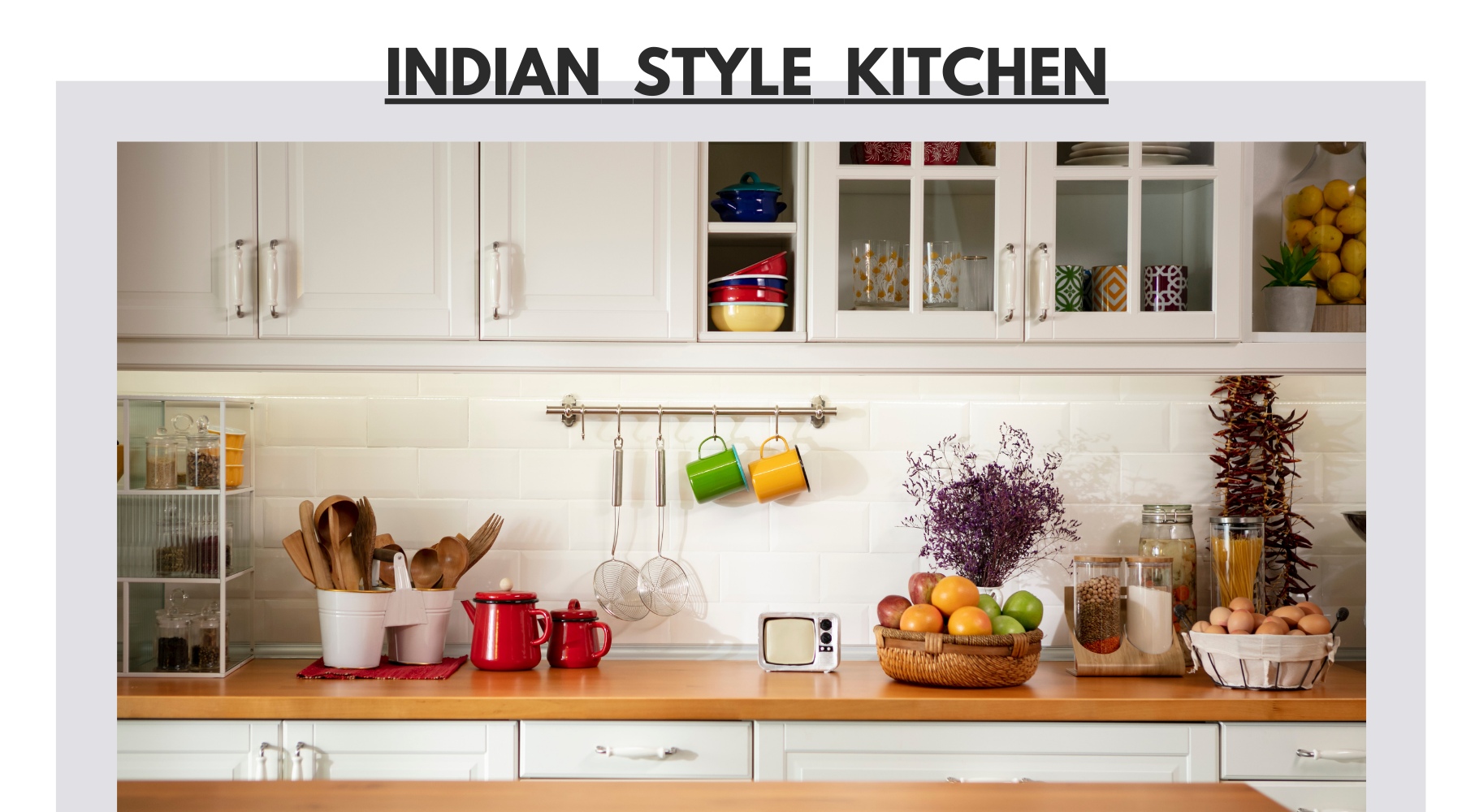 Indian Style Modular Kitchen Design